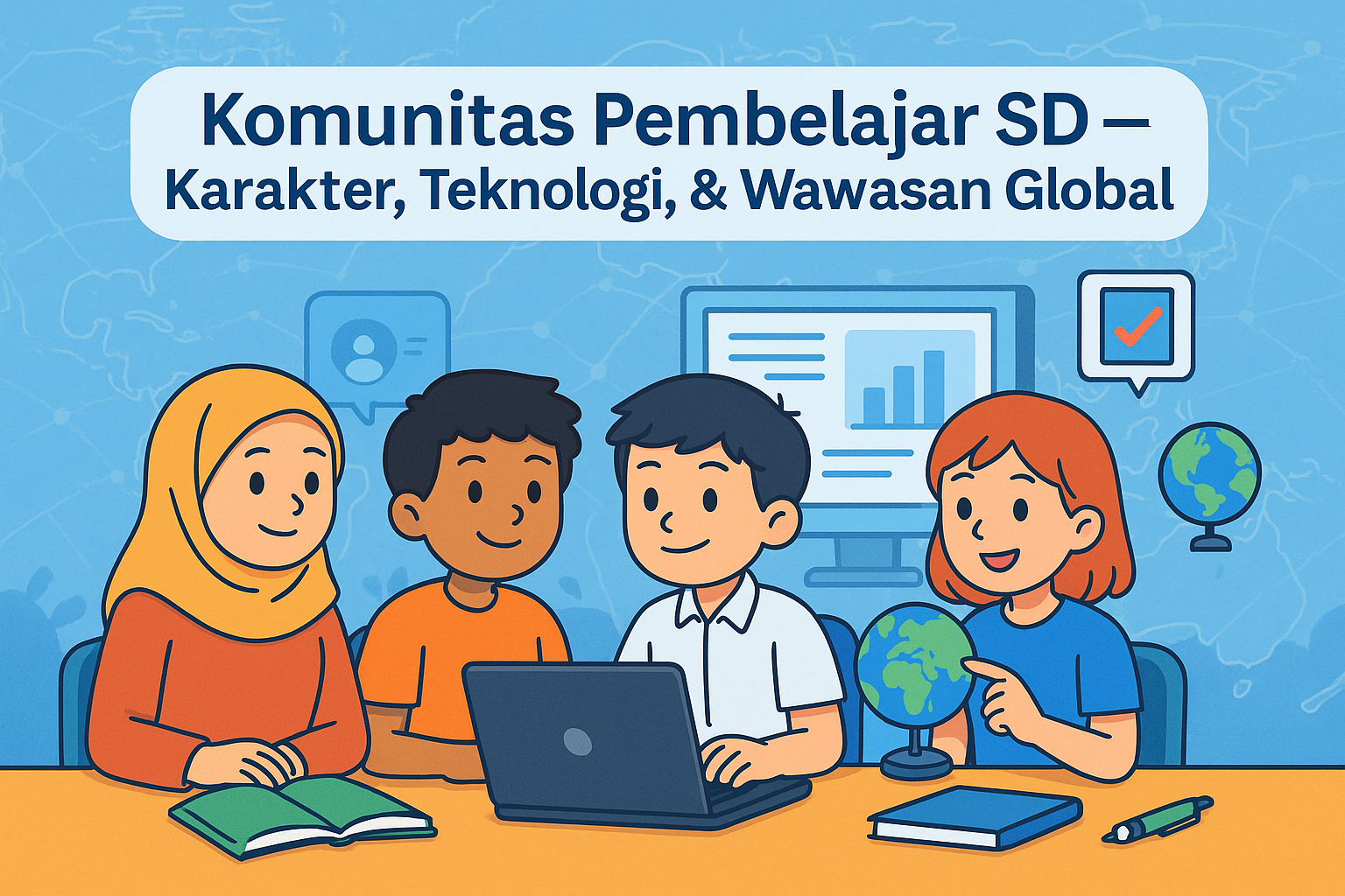 Komunitas Pembelajar yang Berkarakter, Berwawasan Global, dan Berbasis Teknologi