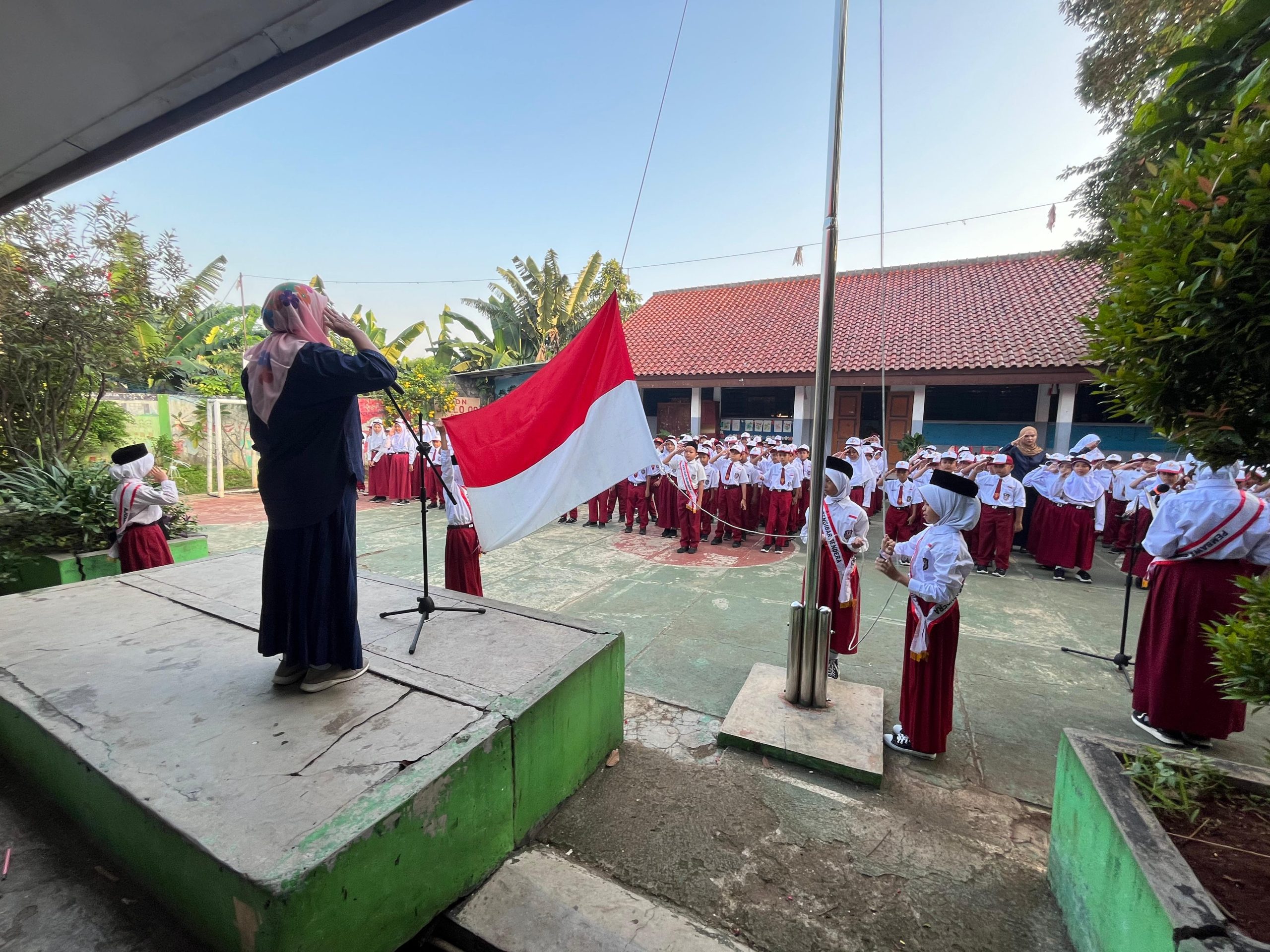 Foto Upacara Bendera