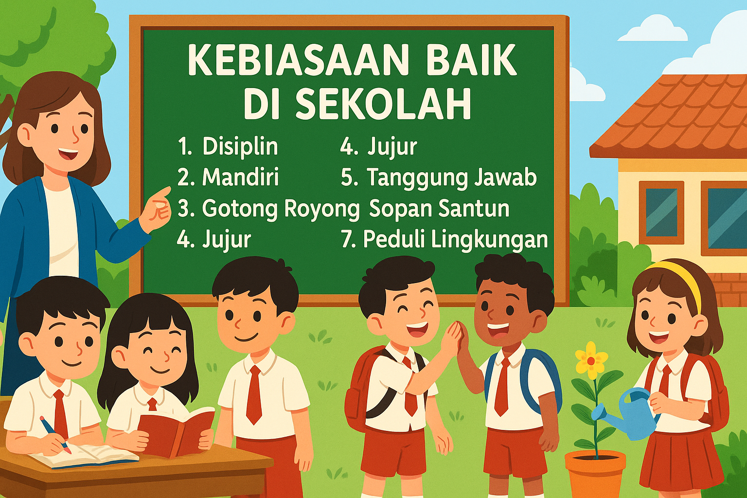 Berikut 7 Kebiasaan Baik yang Diajarkan di Sekolah Dasar